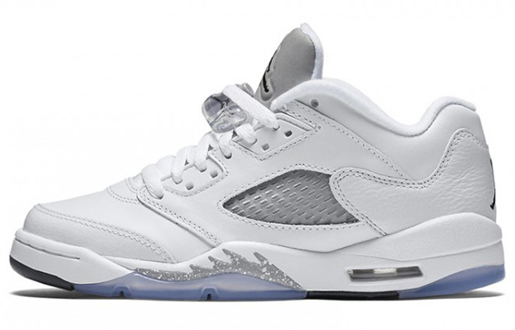 

Jordan 5 Retro Low Wolf Grey (GS) Винтажные баскетбольные кроссовки женские