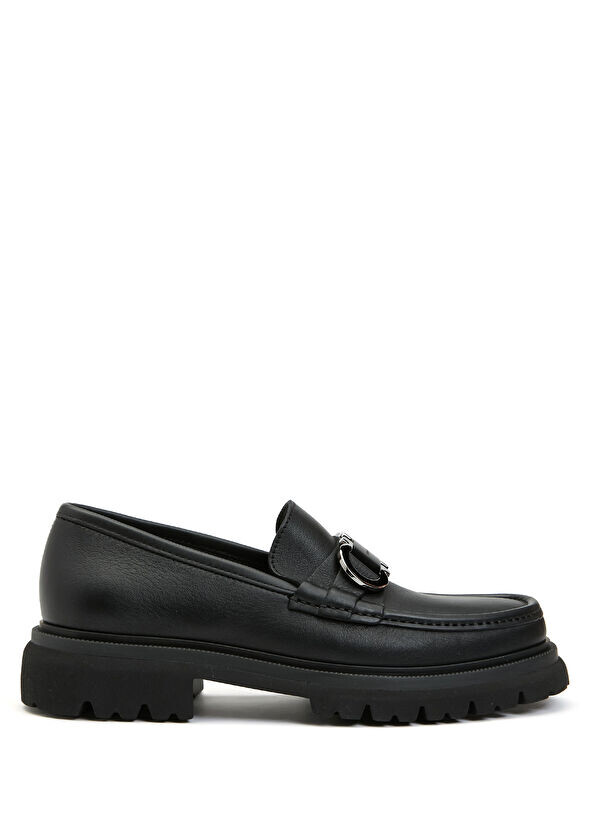 

Мужские кожаные лоферы Ferragamo, черный