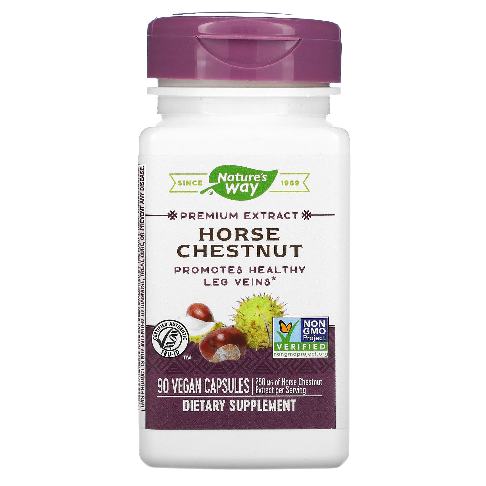 Nature's Way Horse Chestnut Standardized 90 Vegetarian Capsules valerian extract standardized 60 vegetarian capsules