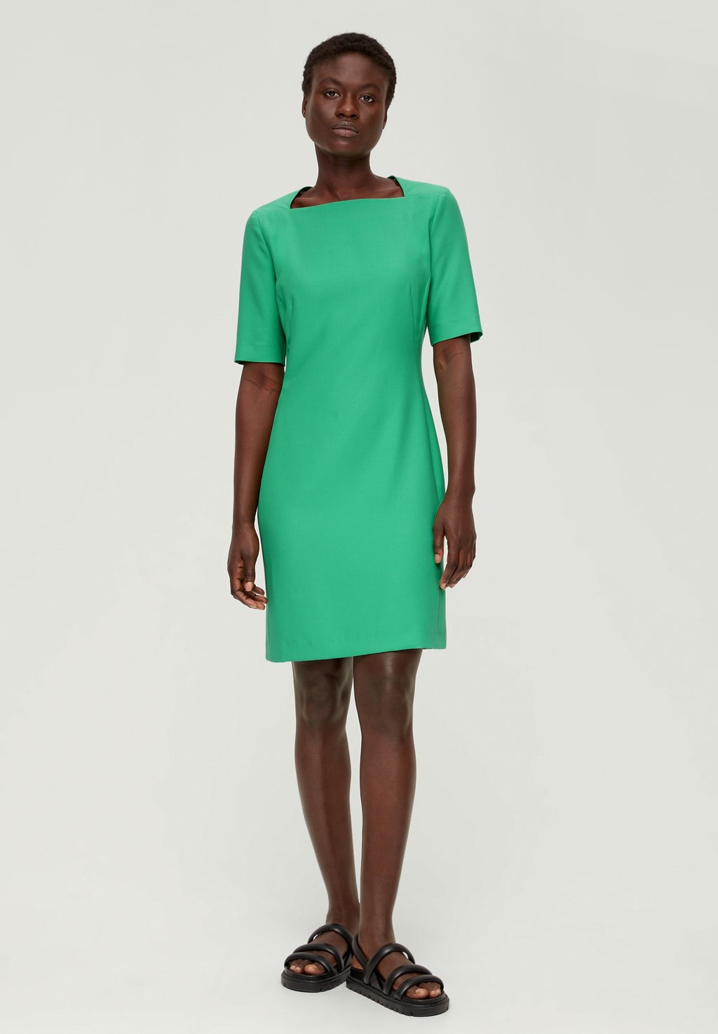 Повседневное платье s.Oliver BLACK LABEL, цвет smaragd