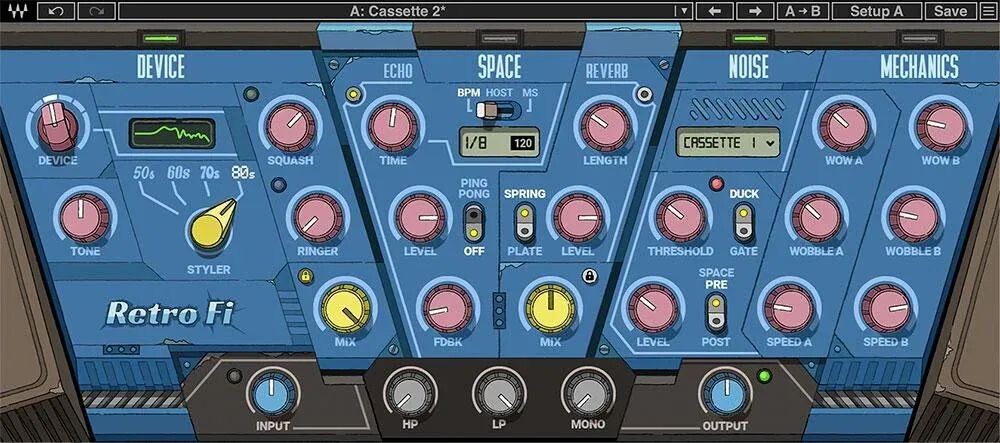 

Плагин Waves Retro Fi Lo-Fi FX Chain