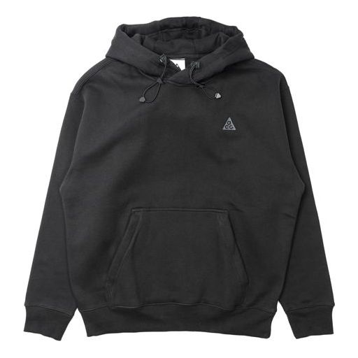 Толстовка Nike ACG Embroidered Logo hooded Pullover Long Sleeves Black, черный цена и фото