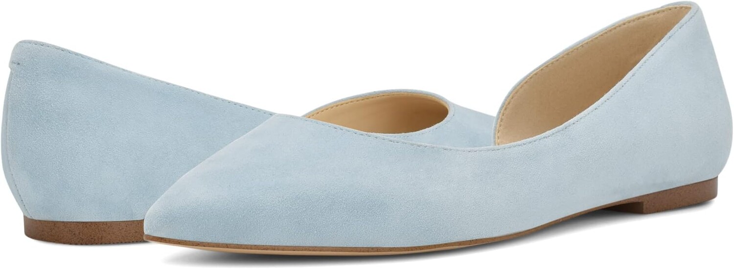 

Балетки Blaha Nine West, голубая замша