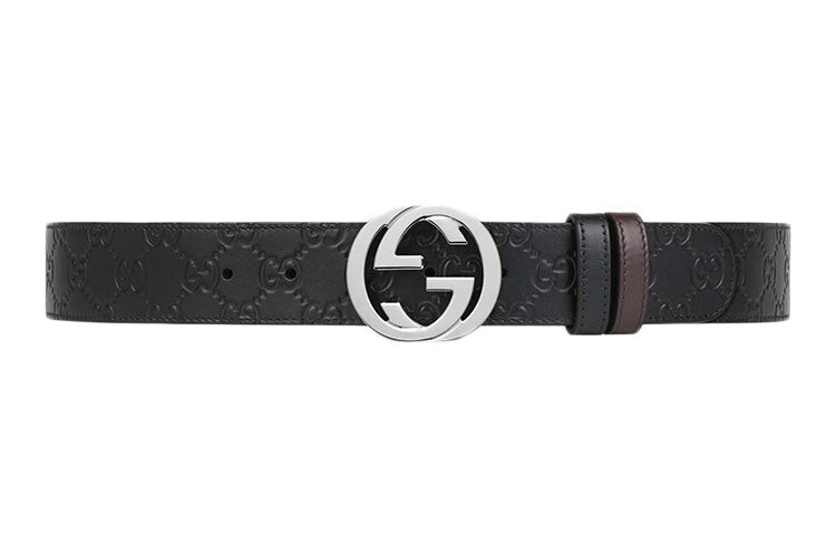 

Рмень Gucci двусторонний, черный