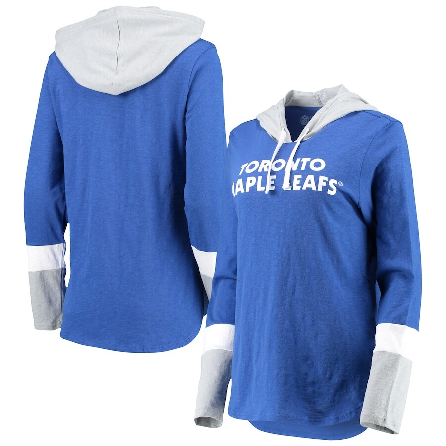 

Футболка с длинным рукавом G-III 4Her by Carl Banks Toronto Maple Leafs, синий
