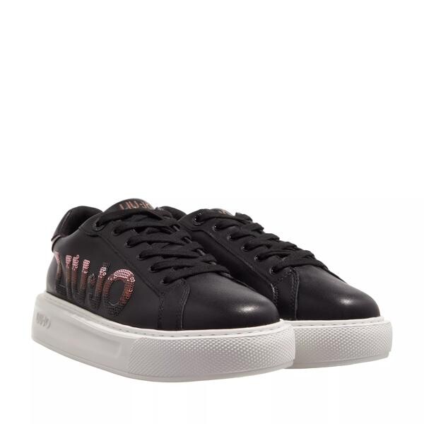 

Кроссовки kylie 22 sneaker calf leather sequins Liu Jo, черный