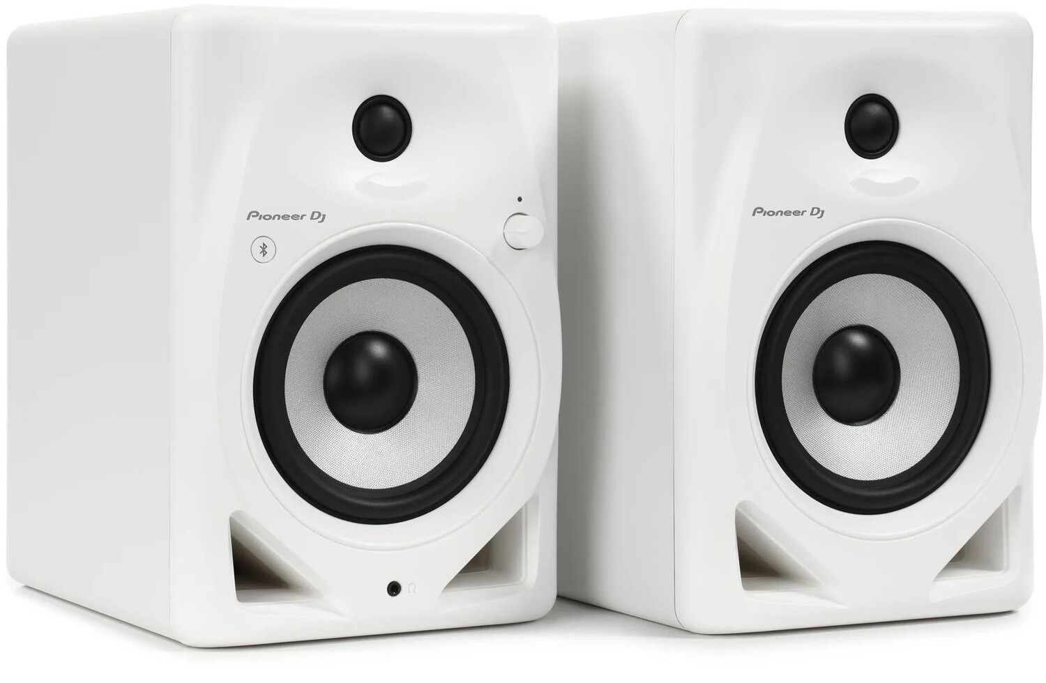 

Pioneer DJ DM-50D-BT-W 5-дюймовая настольная акустическая система с активным монитором и Bluetooth — белая
