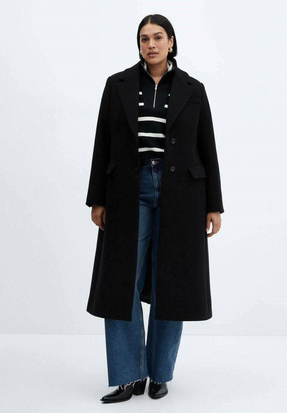

Классическое пальто Linda Mango, цвет noir