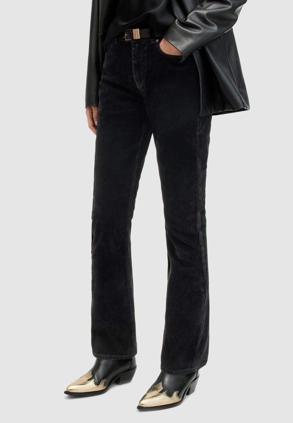 

Джинсы Bootcut AllSaints, черный