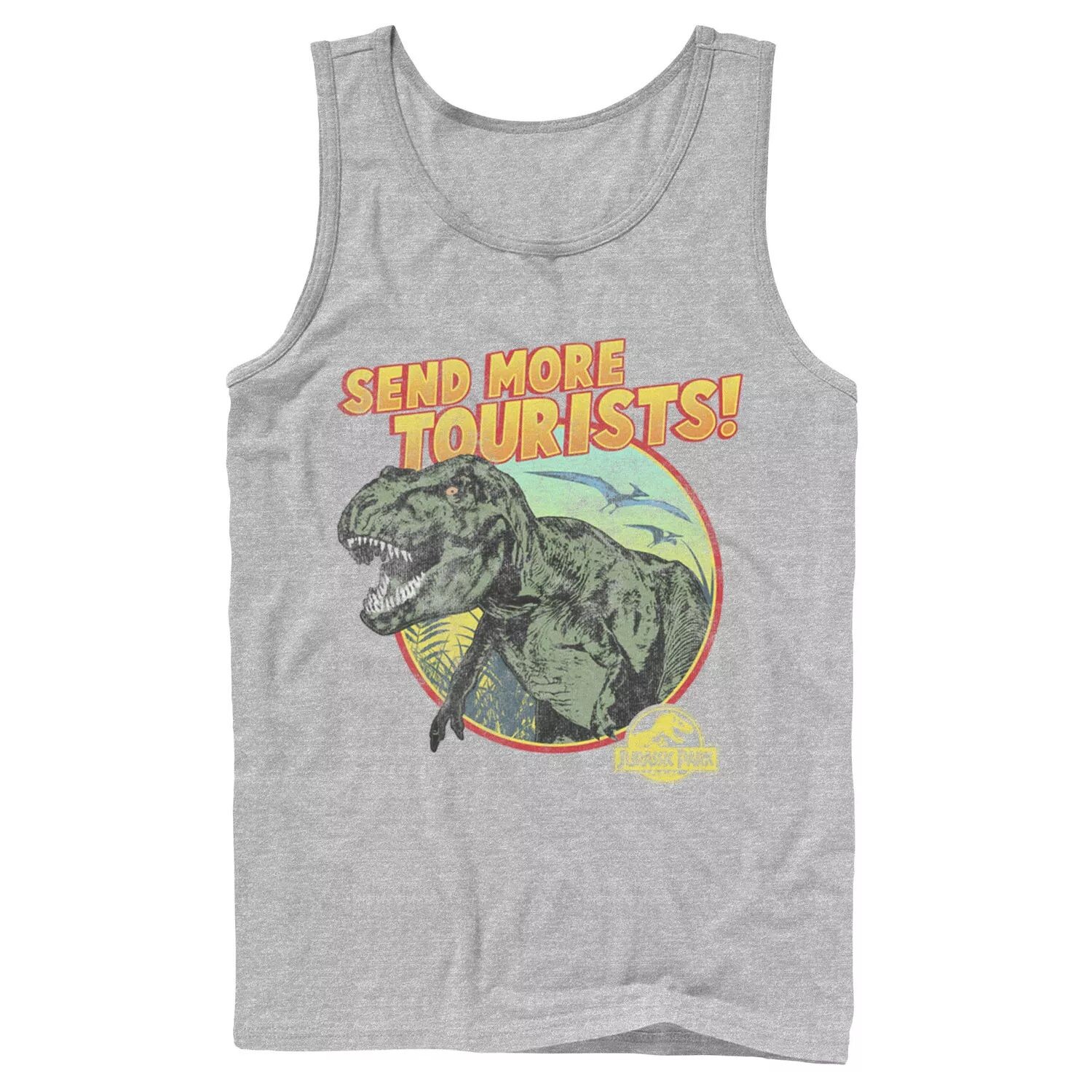 

Мужская майка Jurassic Park T-Rex Send More Tourists Licensed Character