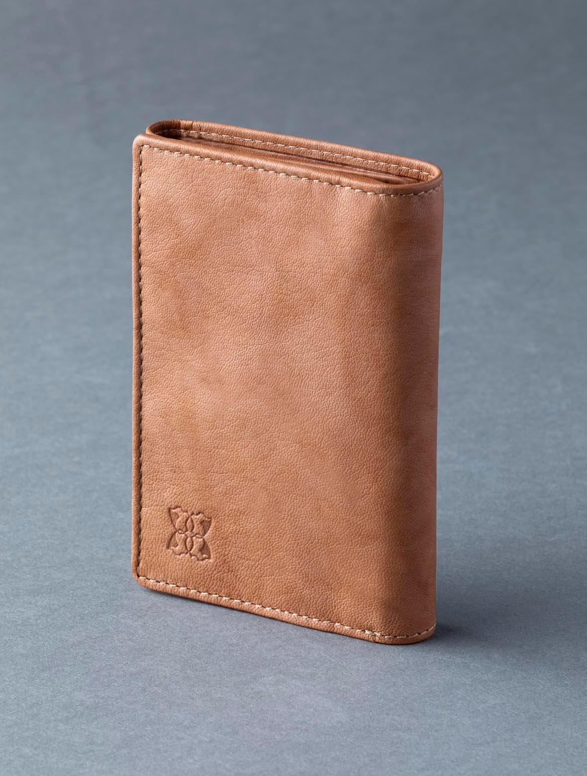 Кожаный кошелек в три сложения 'Bowston' Lakeland Leather, коричневый
