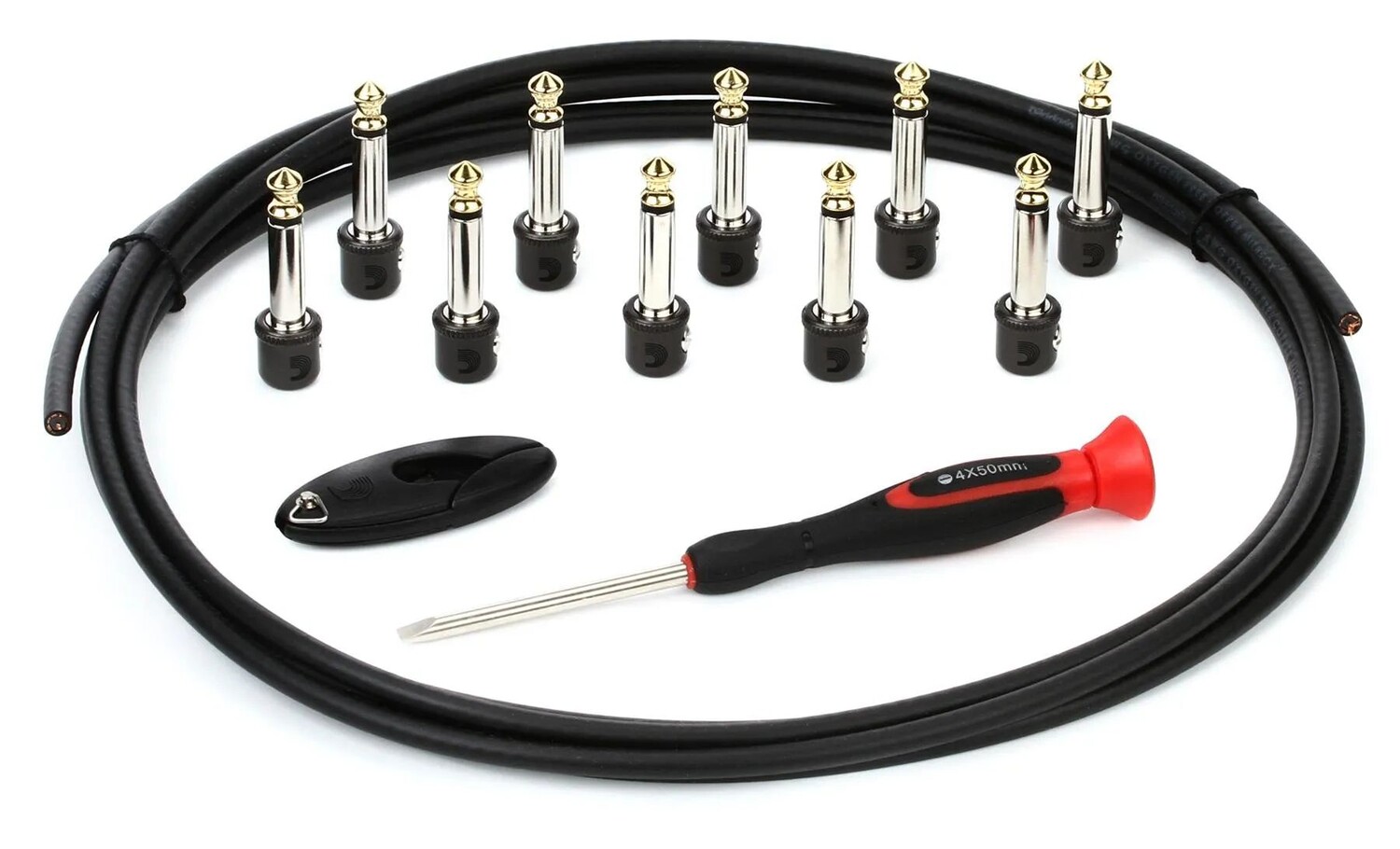 

Комплект кабелей для педалборда D'Addario — 10 футов — мини-разъемы