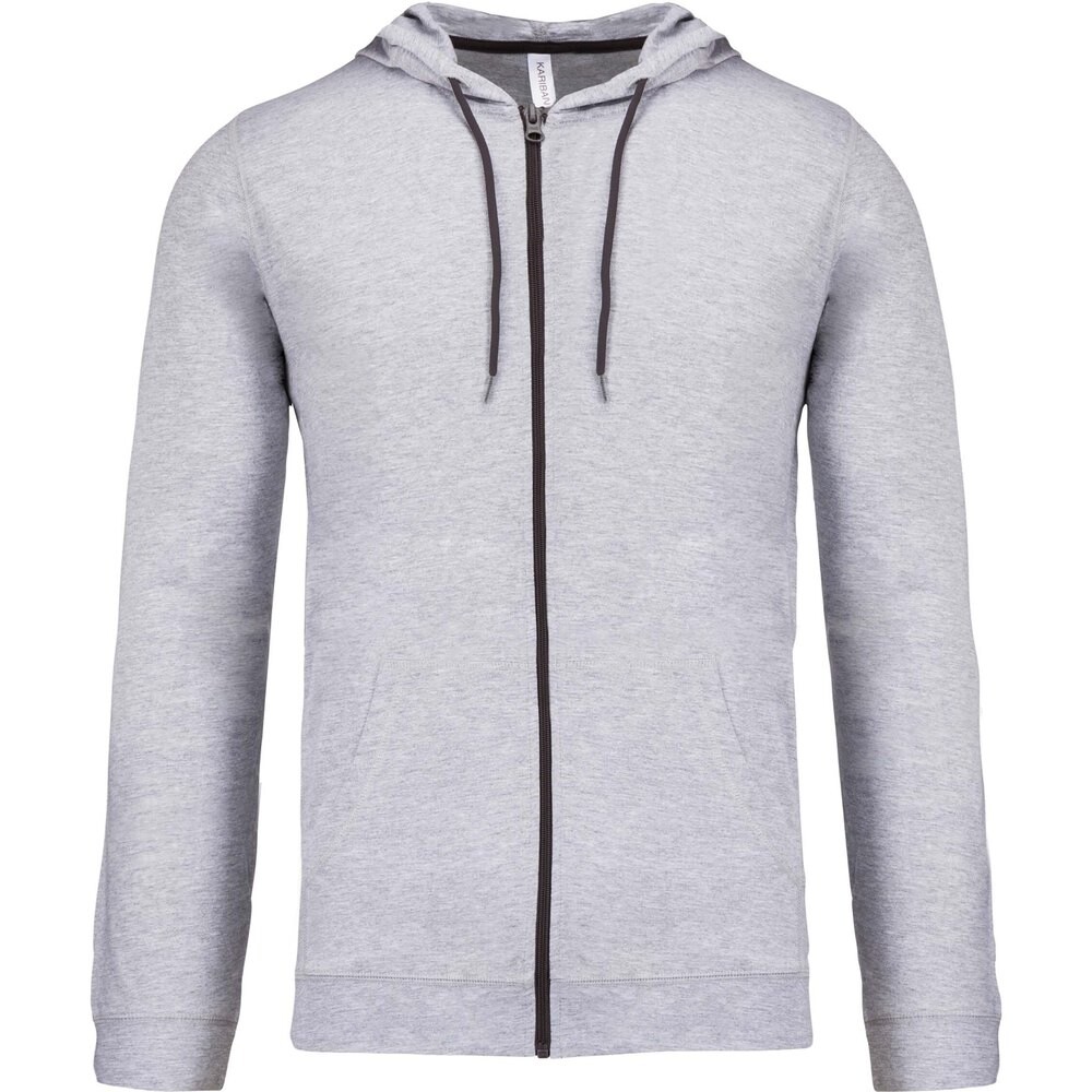 

Куртка Kariban Hooded Coton Light, серый