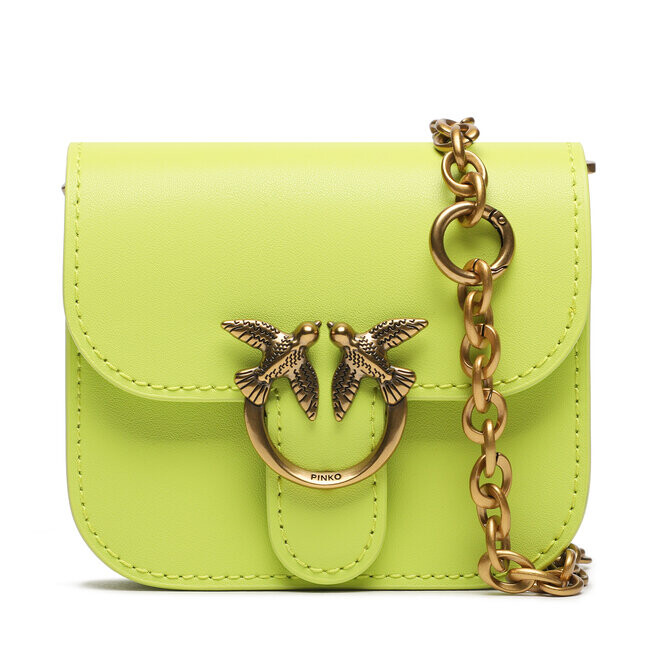 

Сумка Pinko LoveBell Micro, желтый