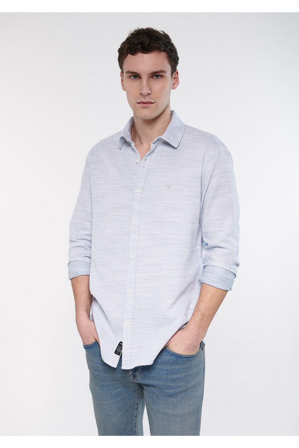 

Рубашка Slim Fit/Узкий крой Mavi, зеленый