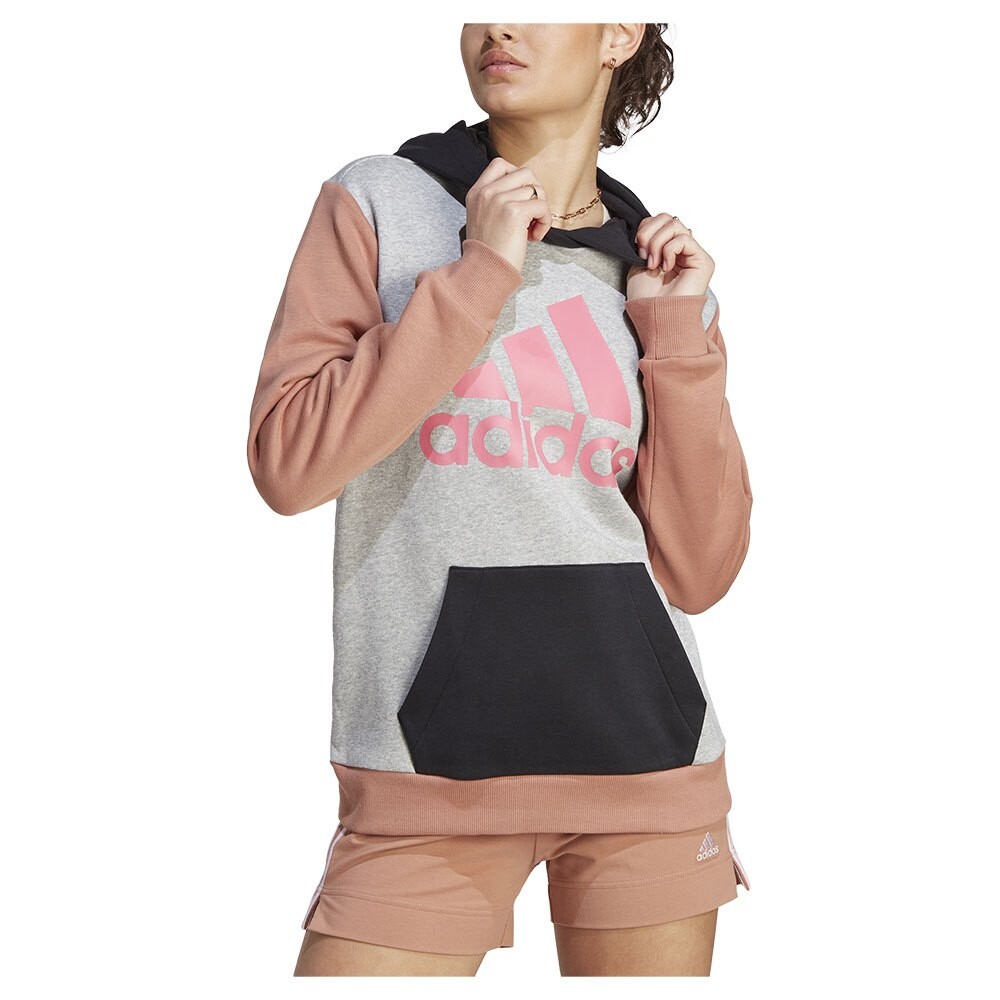 

Худи adidas Sportswear Essentials Logo Fleece, серый