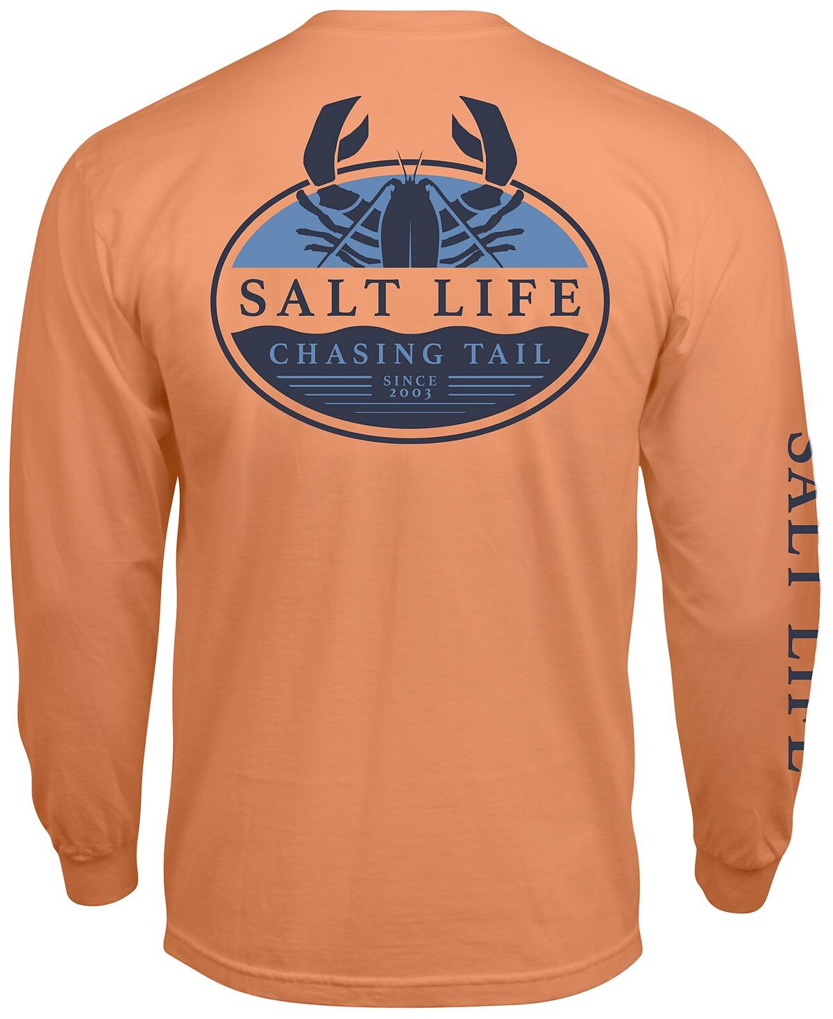

Мужская футболка с длинными рукавами и рисунком Salt Life Lobster Tailin