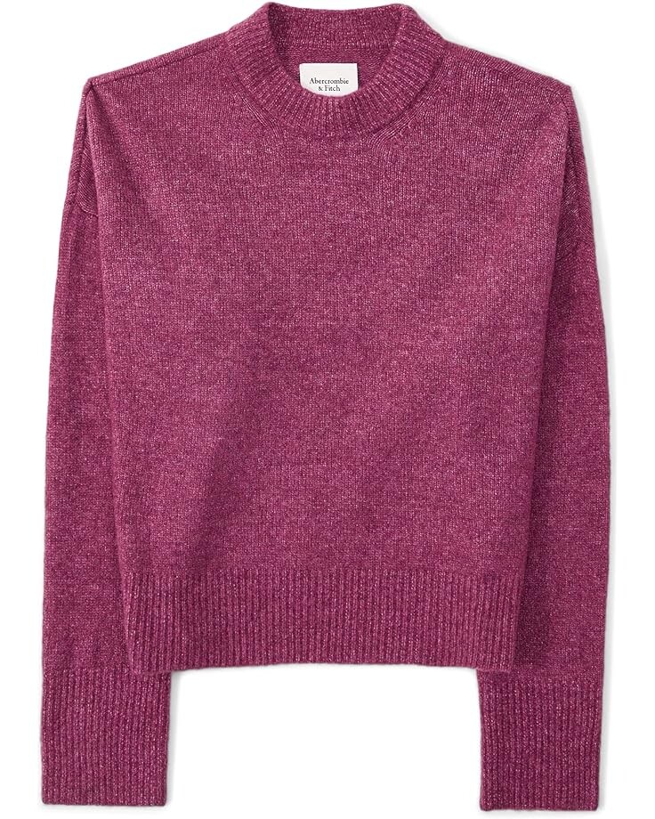 

Свитер Abercrombie & Fitch Vintage Crew Sweater, цвет Raspberry Coulis