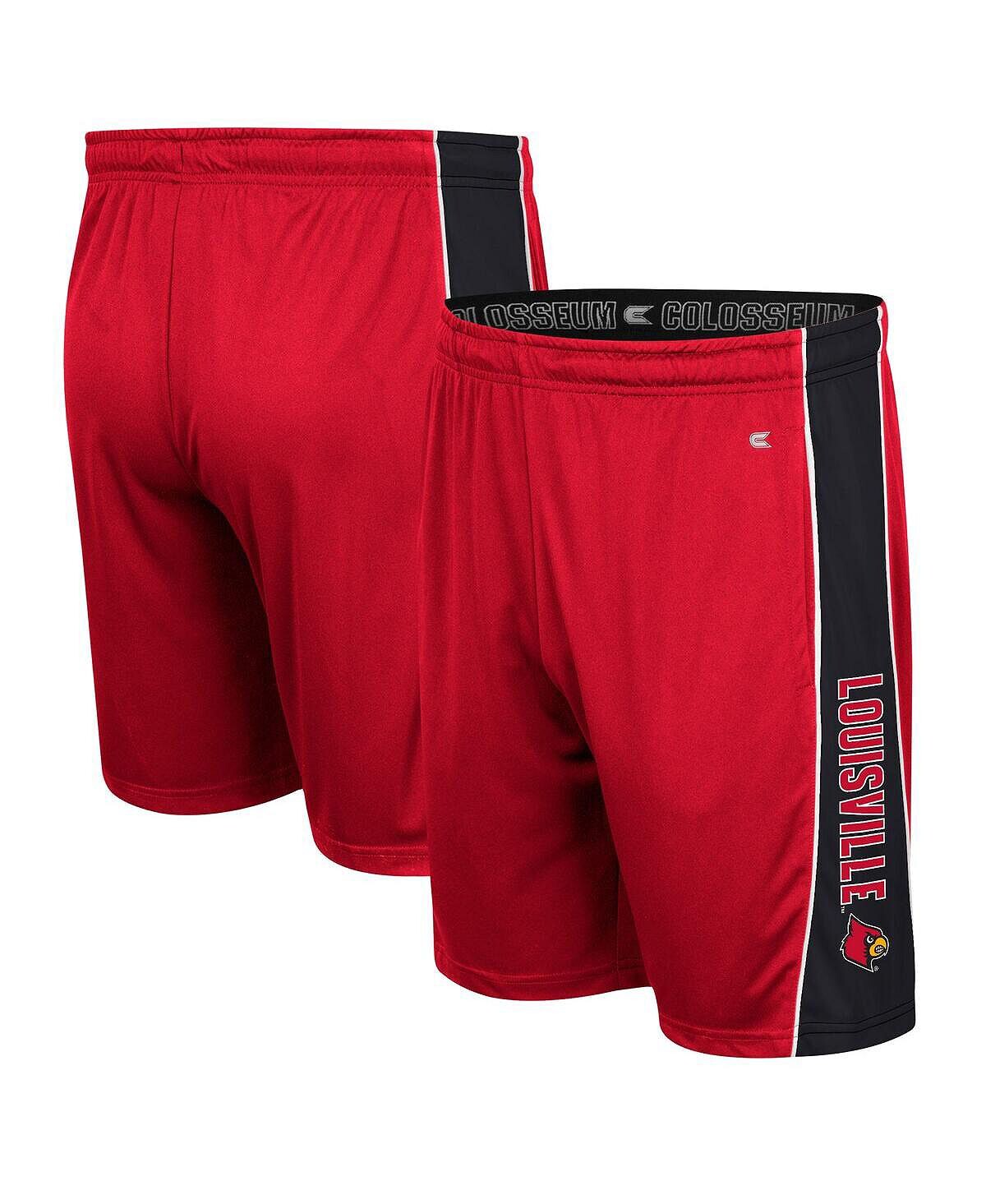 

Мужские красные шорты со вставками Louisville Cardinals Colosseum