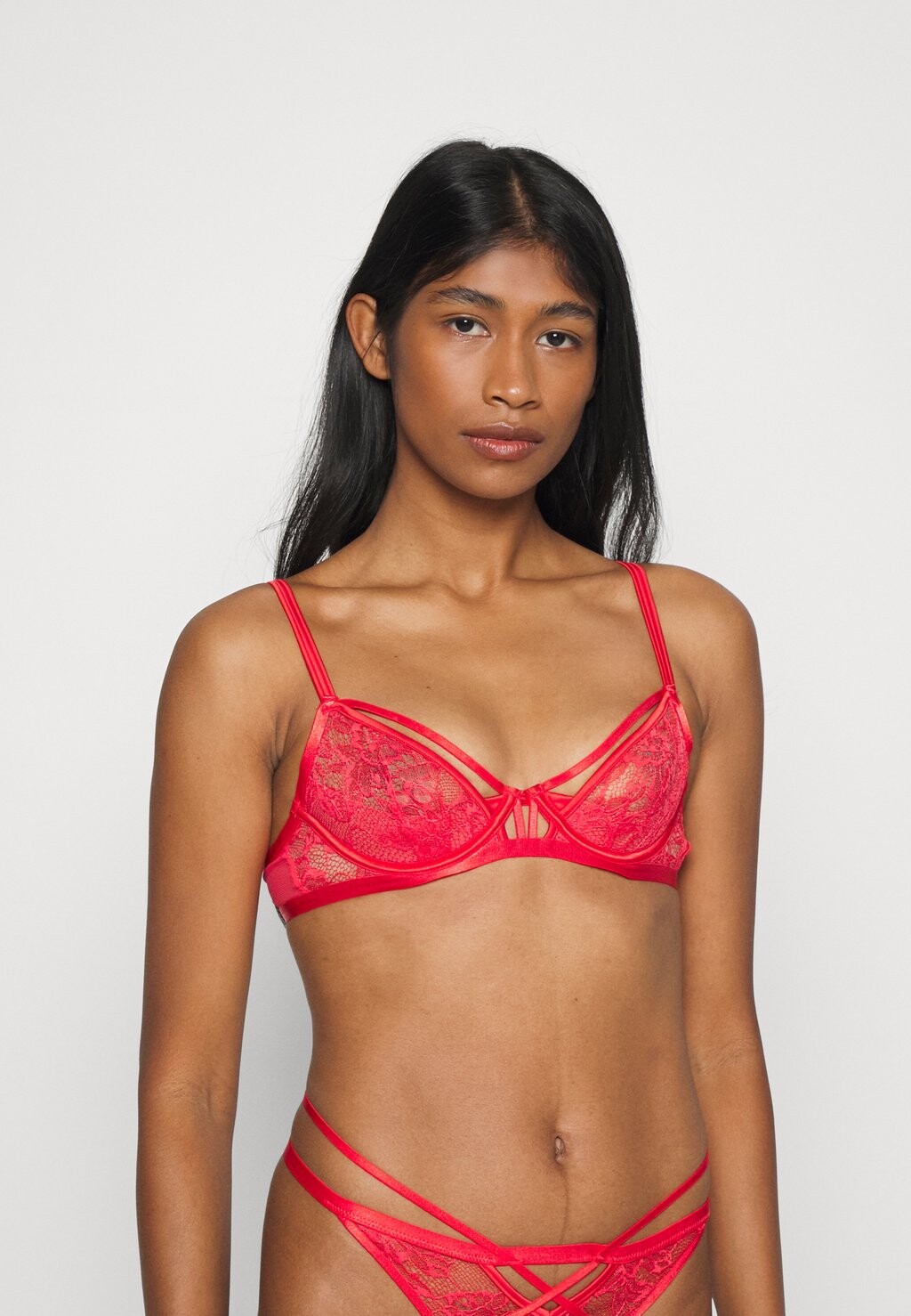 

Бюстгальтер на косточках Ann Summers, красный