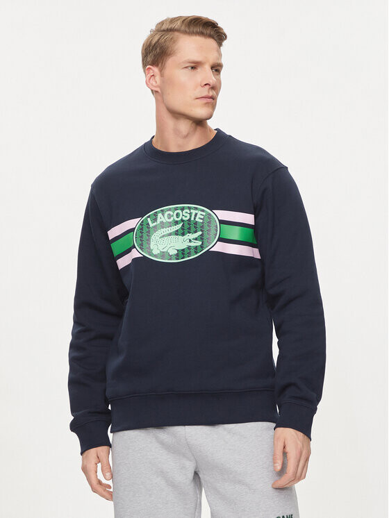 

Толстовка стандартного кроя Lacoste, синий