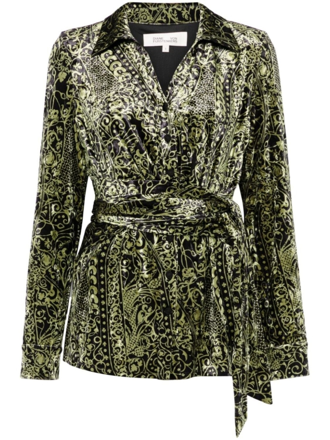 

DVF Diane von Furstenberg топ Lagarde, зеленый