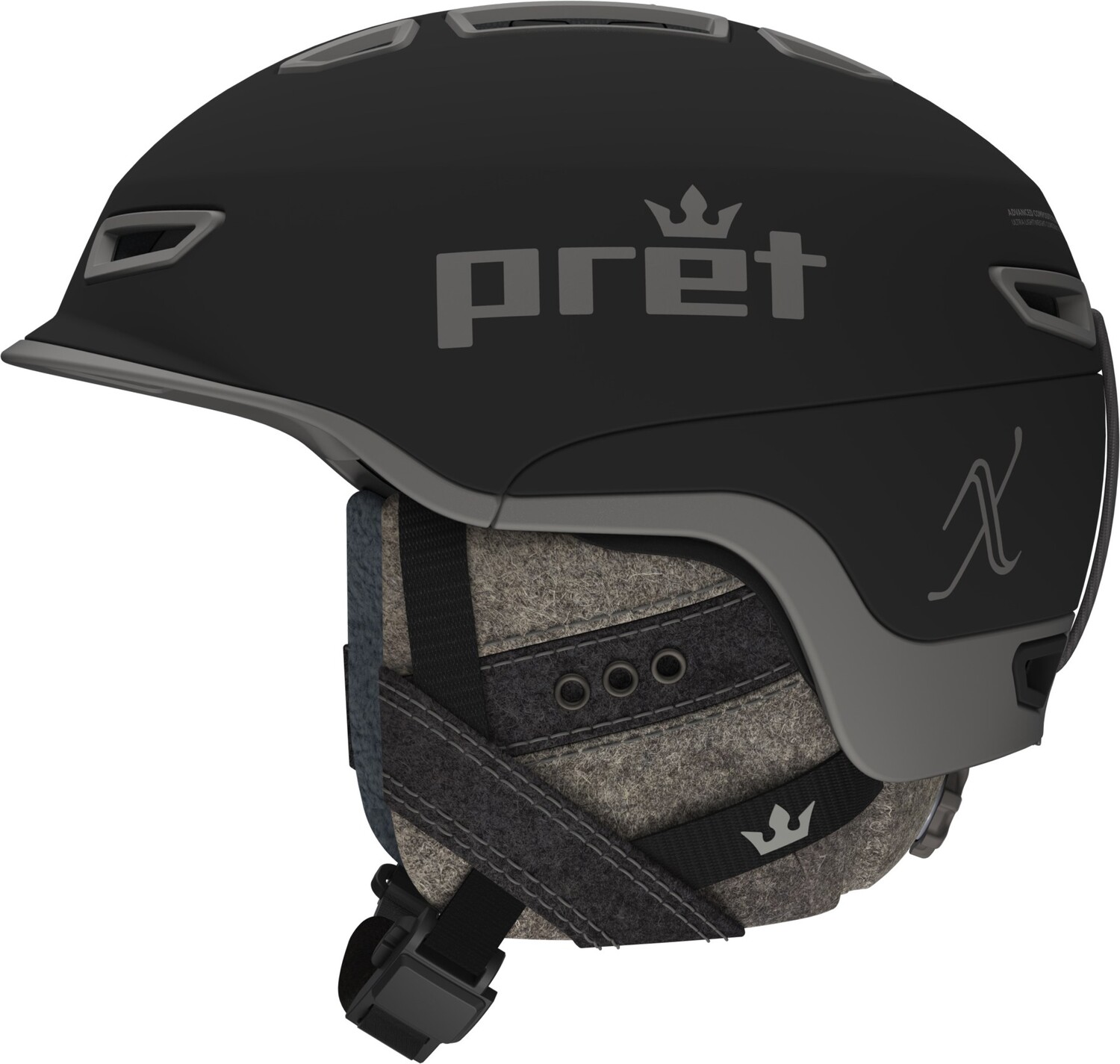 

Снежный шлем Vision X Mips Pret, черный