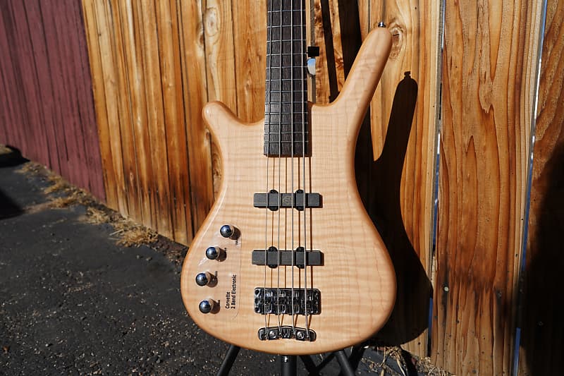 Басс гитара Warwick Rockbass Corvette - Premium Natural Left-Handed 4-String Electric Bass w/ Gig Bag