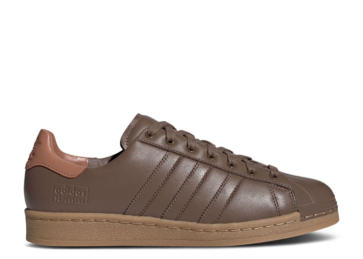 

Кроссовки adidas Superstar Lux 'Earth Strata Gum', коричневый