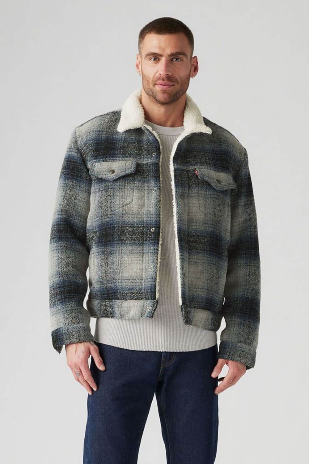 

Куртка водителя грузовика из шерпы типа III Levi'S, серый