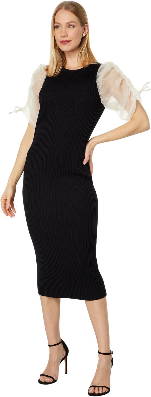 

Платье миди Emerson en saison, цвет Black Multi