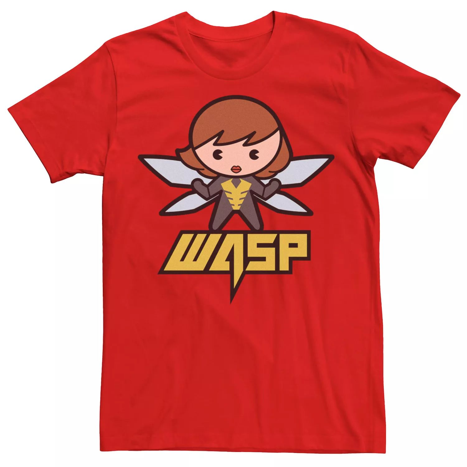 Мужская футболка Marvel Wasp Kawaii с милым размахом крыльев Stinger Licensed Character