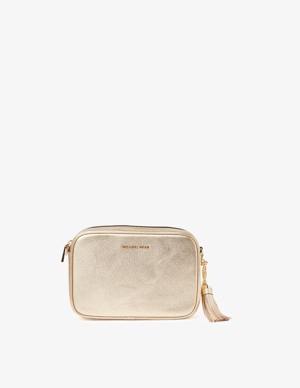 

Сумка через плечо Jet Set из яловой кожи Michael Michael Kors, бежевый