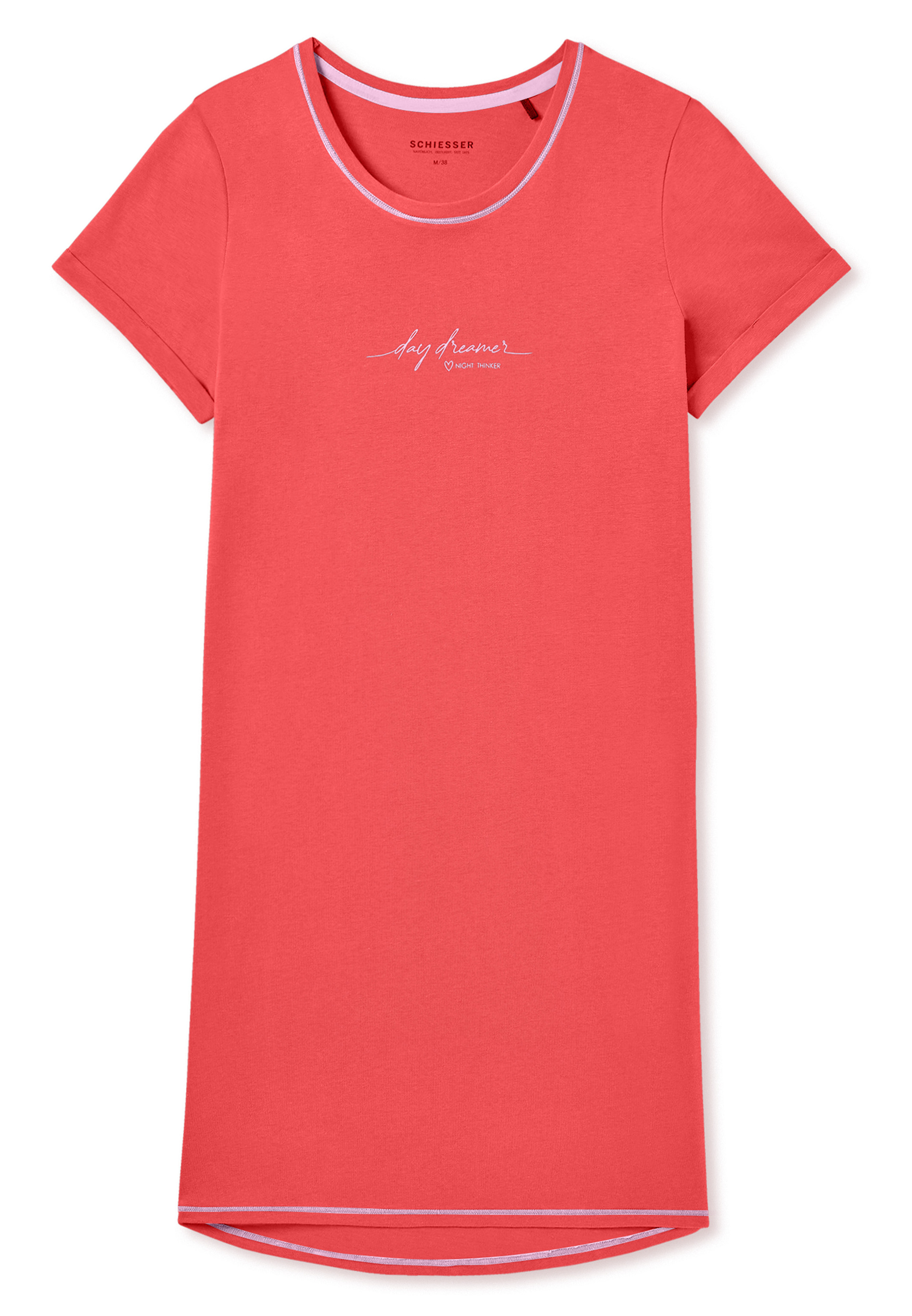 Ночная рубашка Schiesser Casual Essentials, красный