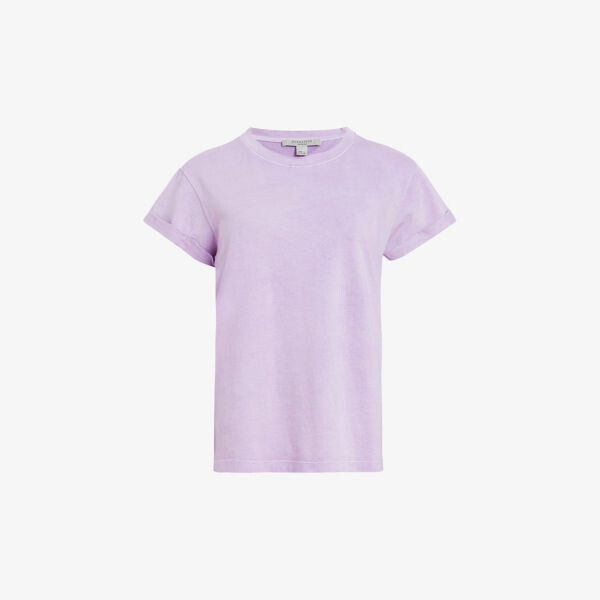 

Футболка свободного кроя Anna из органического хлопка с короткими рукавами Allsaints, фиолетовый