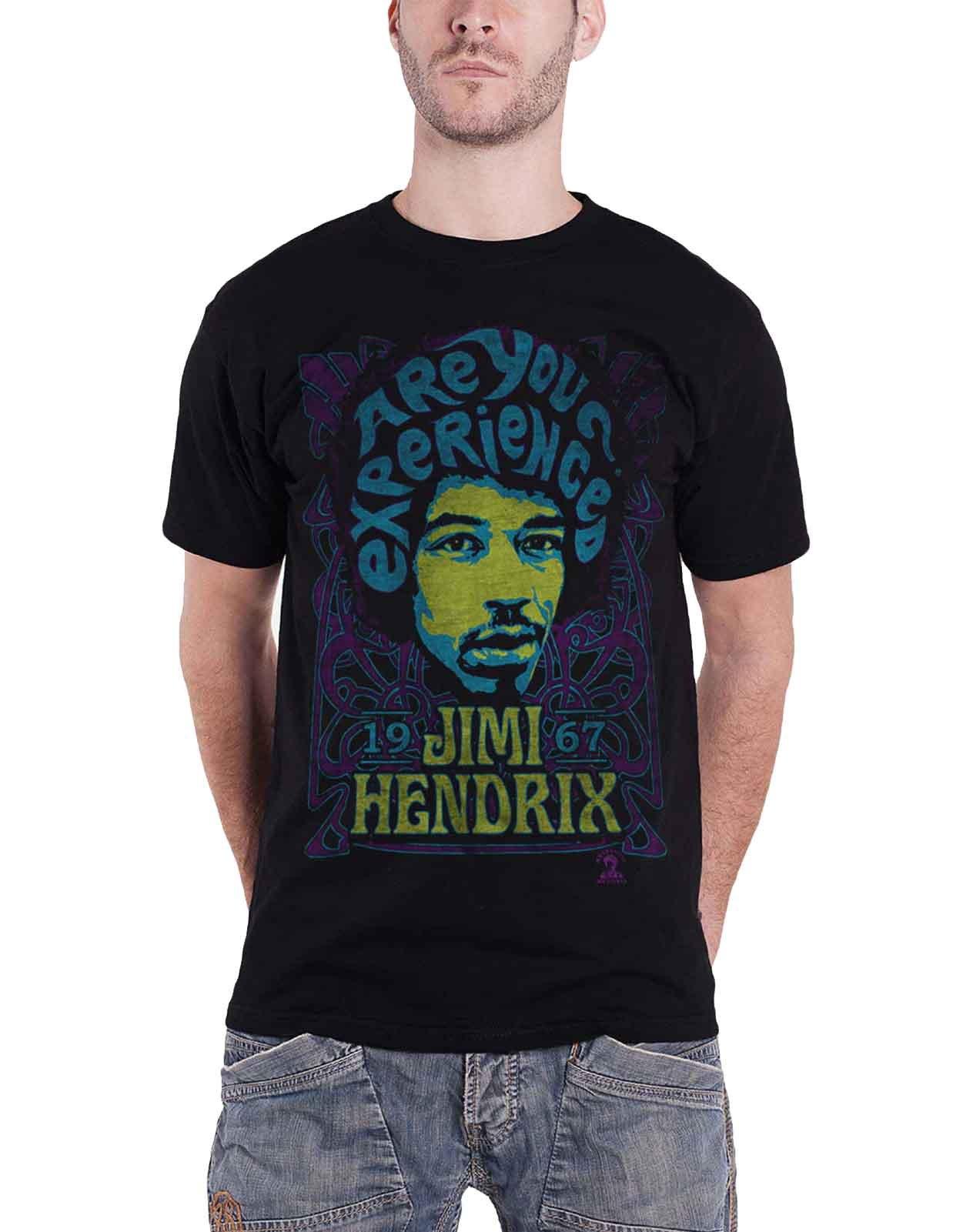 футболка вы опытный jimi hendrix фиолетовый Футболка Are You Experienced 1967 года Jimi Hendrix, черный