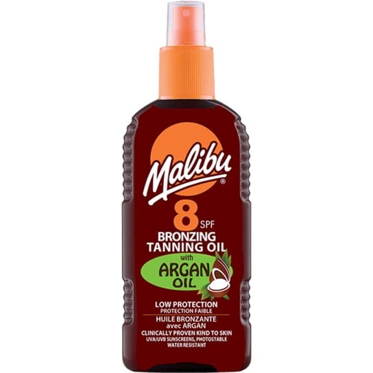 

Бронзирующее масло с аргановым маслом, SPF8, 100 мл Malibu Bronzing