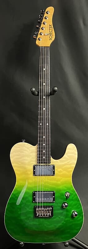 

Электрогитара Schecter PT Classic MIJ Electric Guitar Quilted Caribbean Fade Burst w/ Case