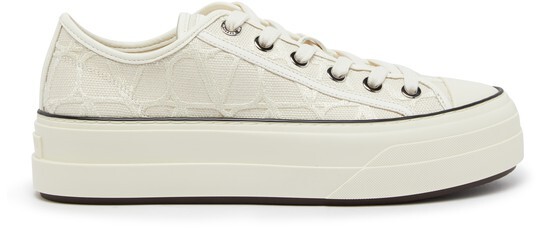 

Кроссовки Toile Iconographe на платформе Valentino Garavani