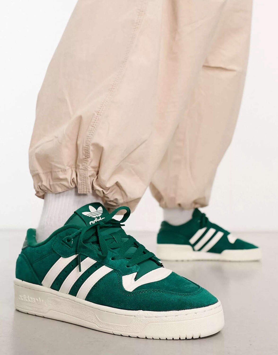 

Низкие кроссовки adidas Originals Rivalry университетского зеленого/белого цвета, Зеленый, Низкие кроссовки adidas Originals Rivalry университетского зеленого/белого цвета