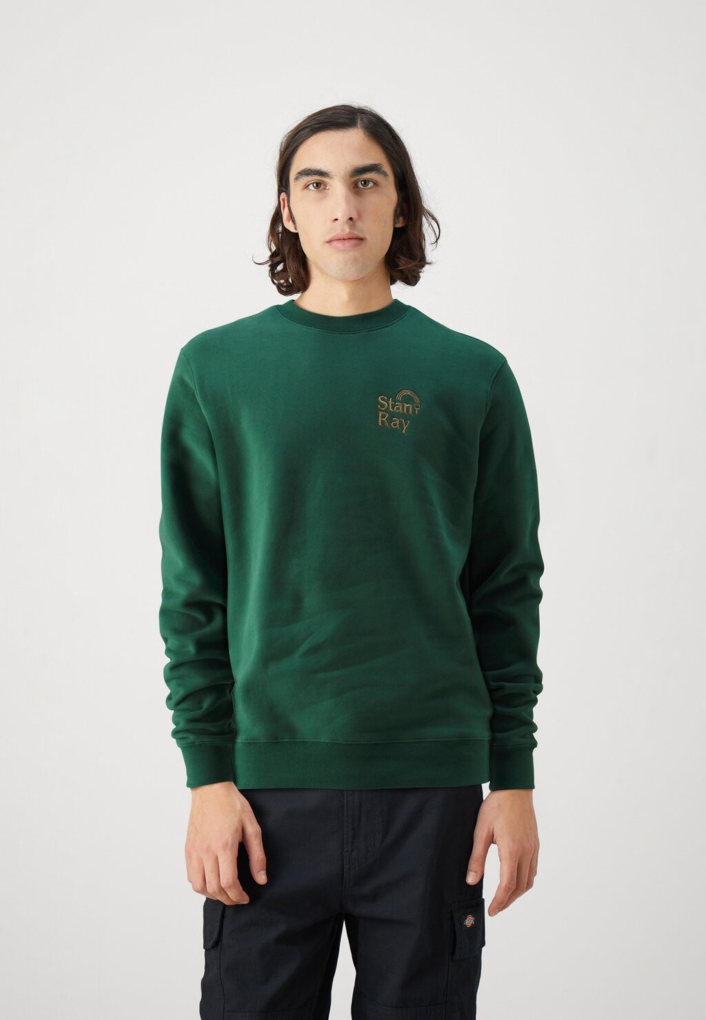 

Толстовка BOW CREW UNISEX Stan Ray, цвет racing green
