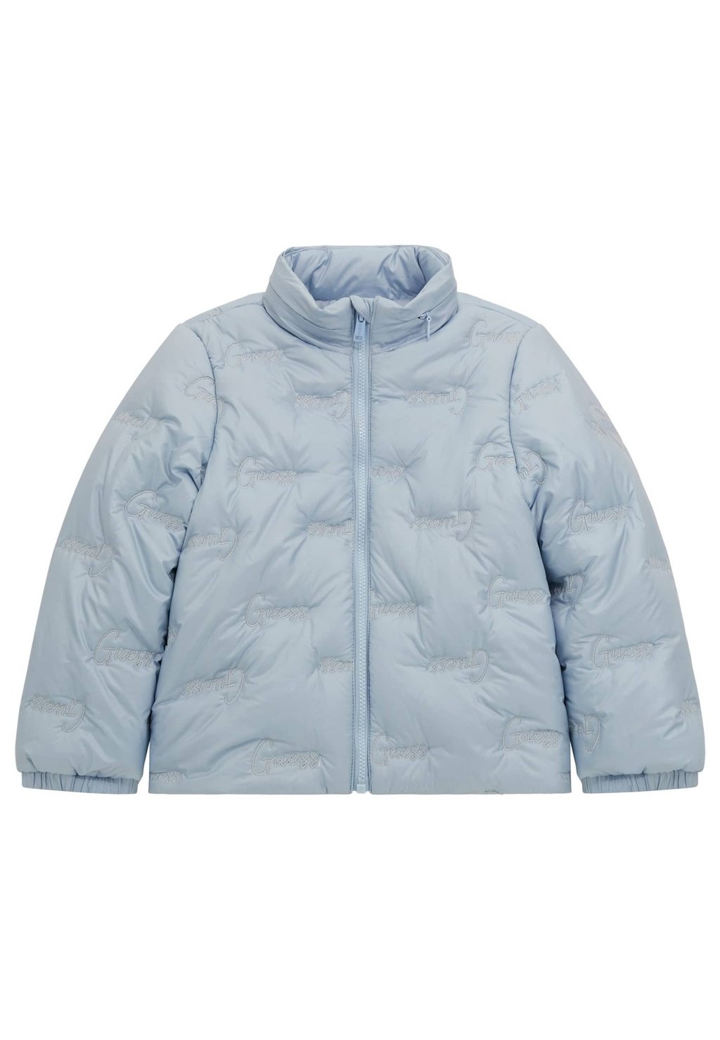 Зимняя куртка Mit Logostickerei Guess, цвет himmelblau