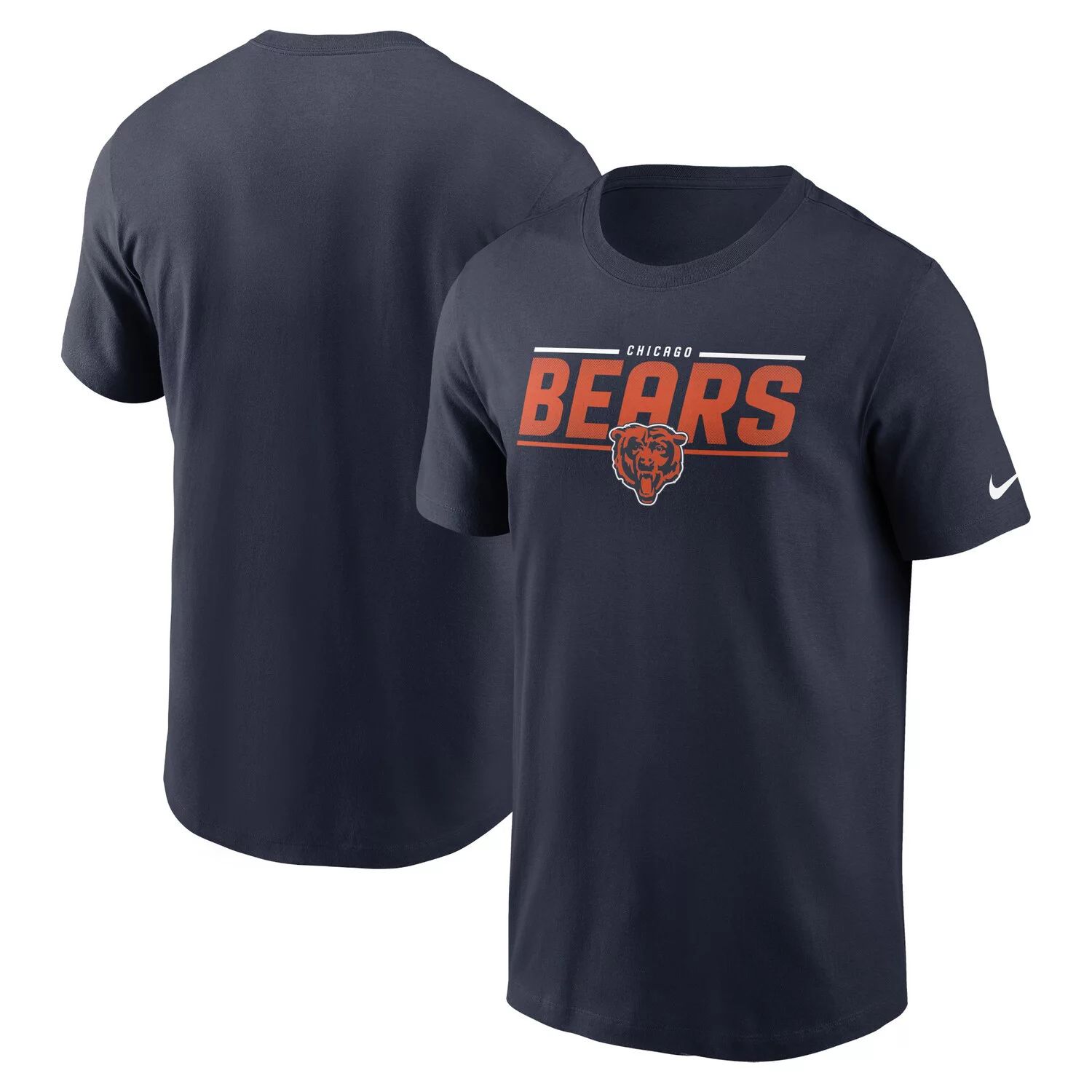 Мужская темно-синяя футболка Chicago Bears Muscle Nike