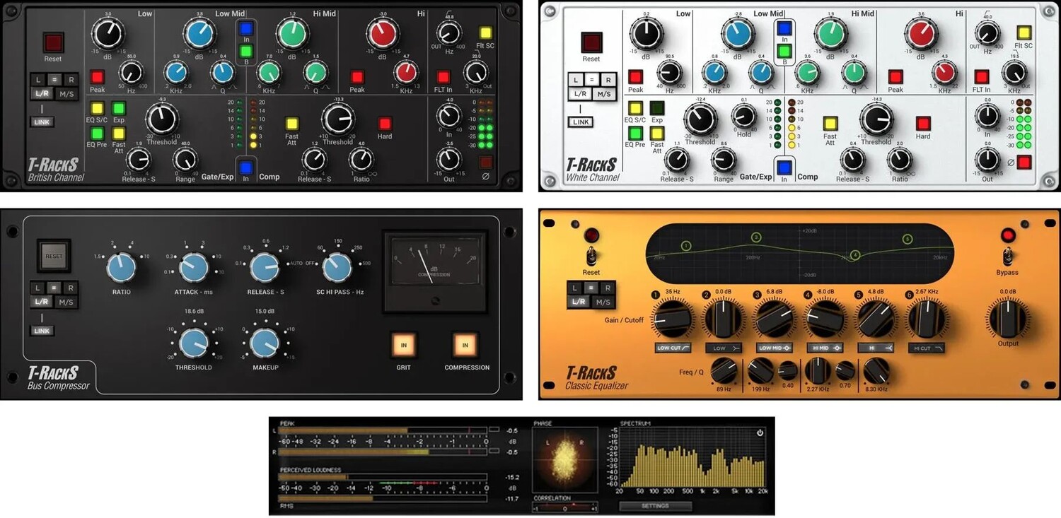 

Программный пакет IK Multimedia T-RackS British Studio Series