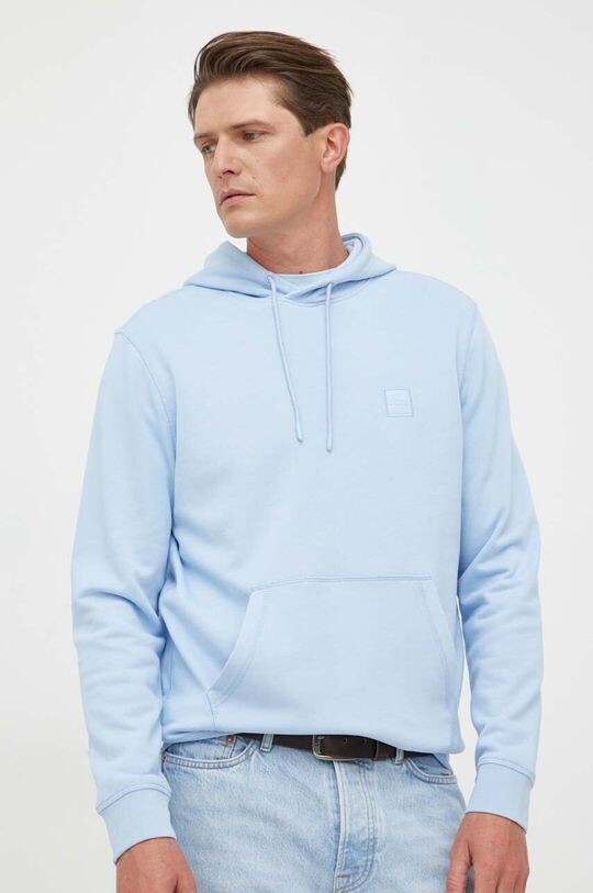 

Толстовка из хлопка BOSS BOSS CASUAL Boss, синий