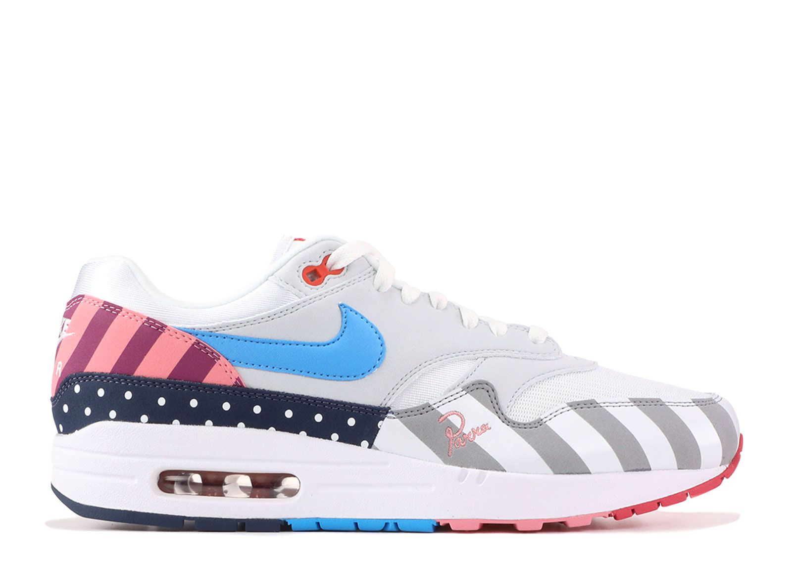 Кроссовки Nike Parra X Air Max 1, белый stussy x nike air zoom spiridon cage 2 men women running shoes breathable outdoor sports sneakers mens trianers eur 36 45