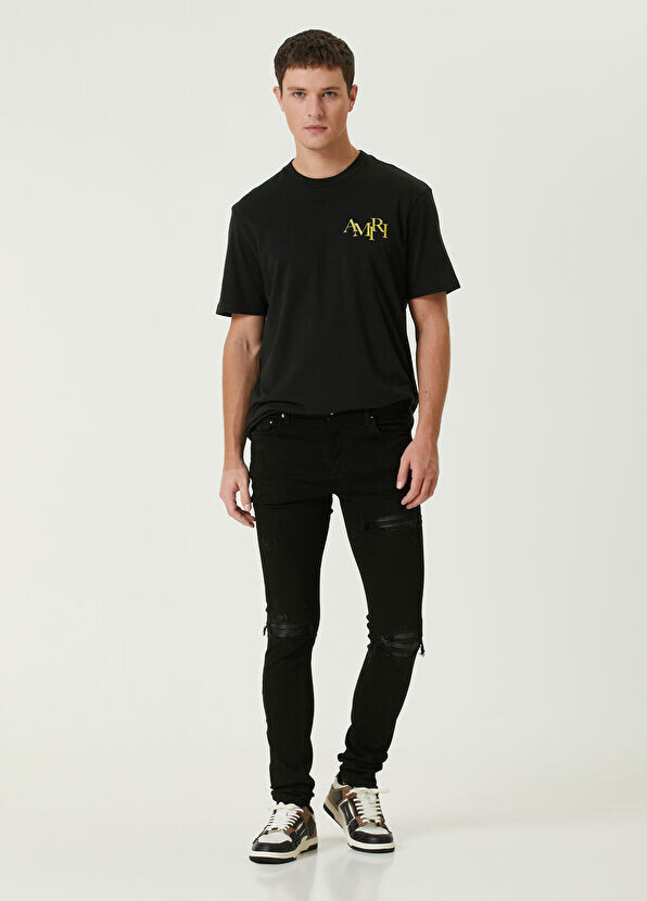 

Потертые джинсы Amiri, черный