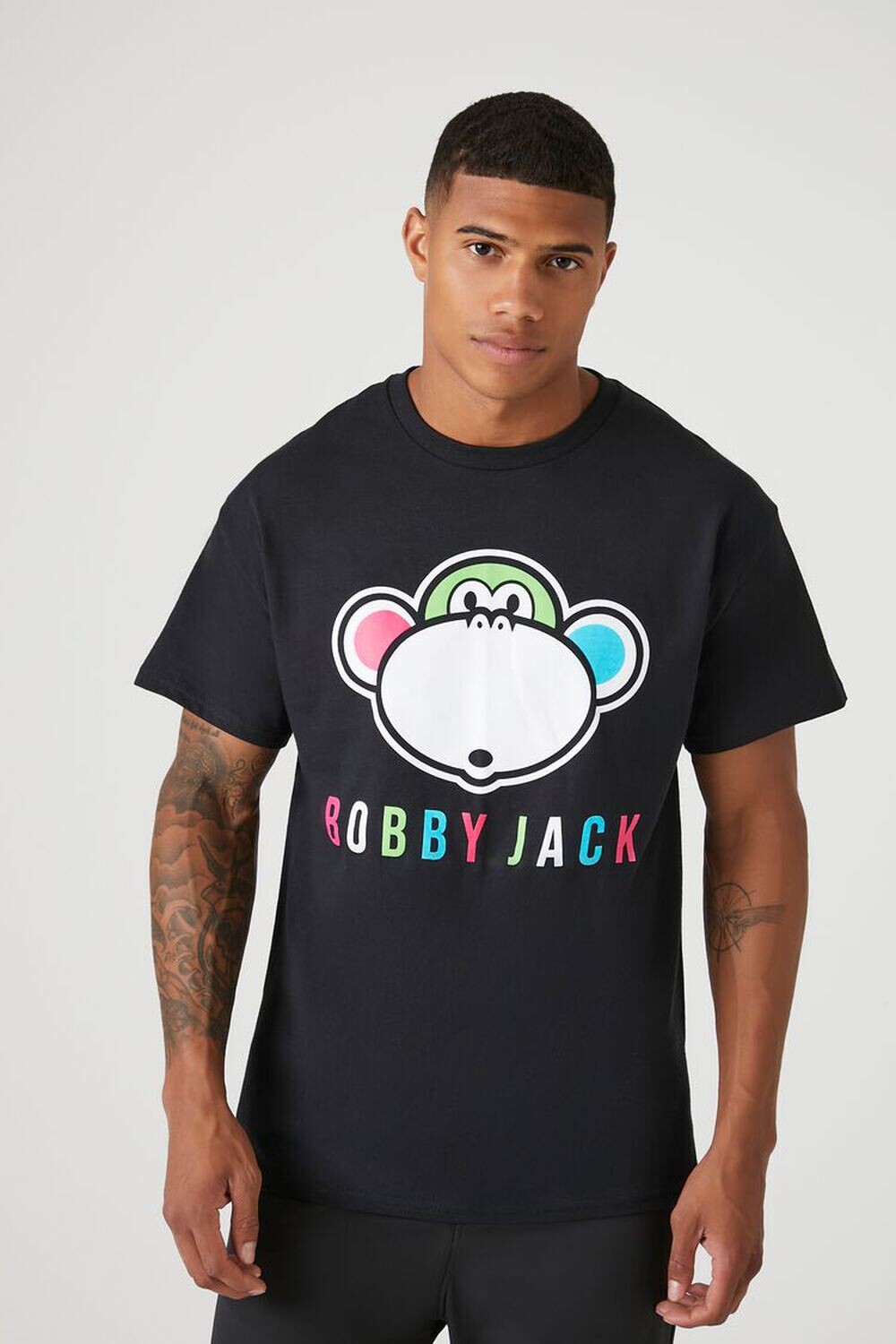 

Футболка с рисунком Bobby Jack Forever 21, черный
