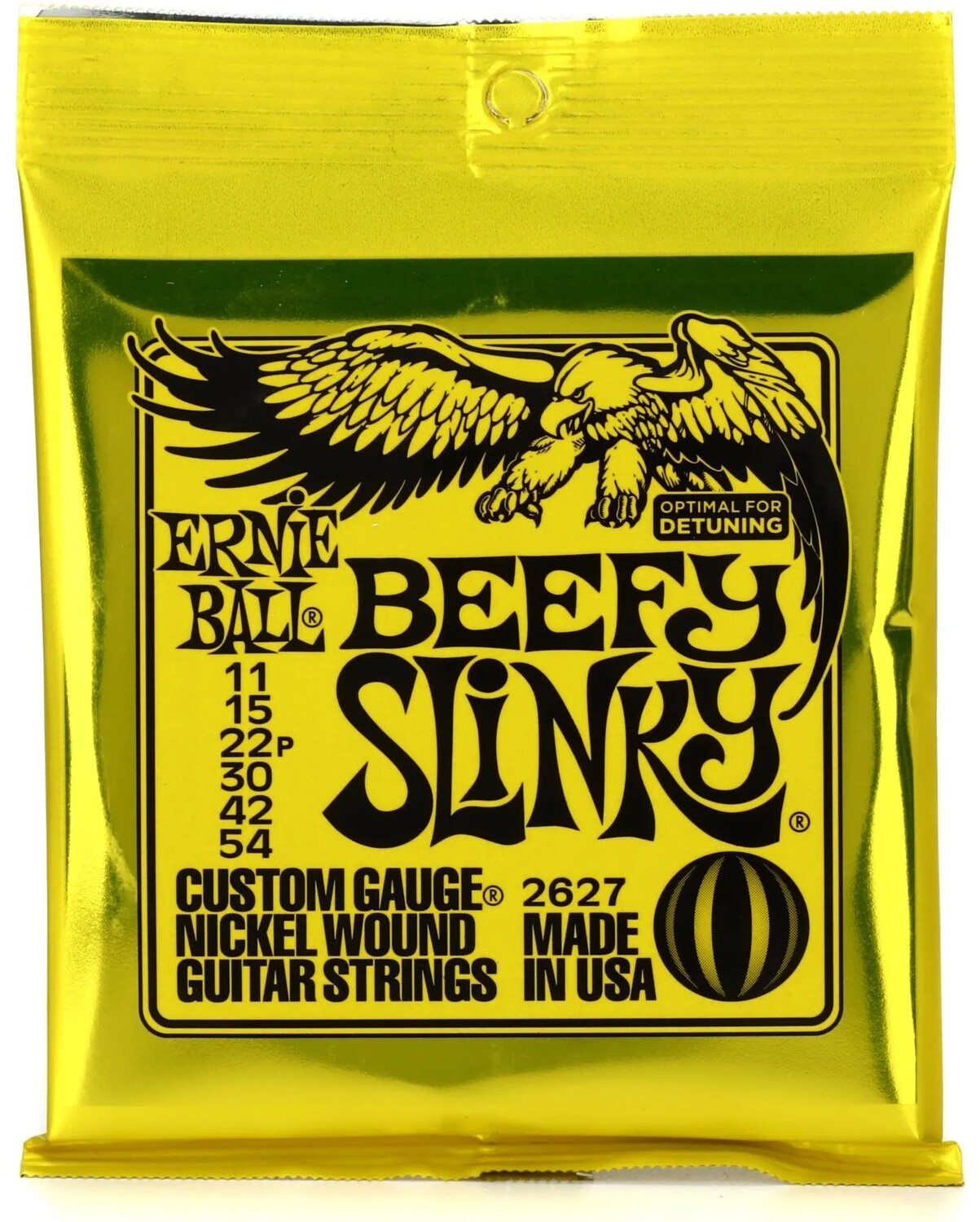 

Струны для электрогитары Ernie Ball 2627 Beefy Slinky с никелевой обмоткой — .011-.054