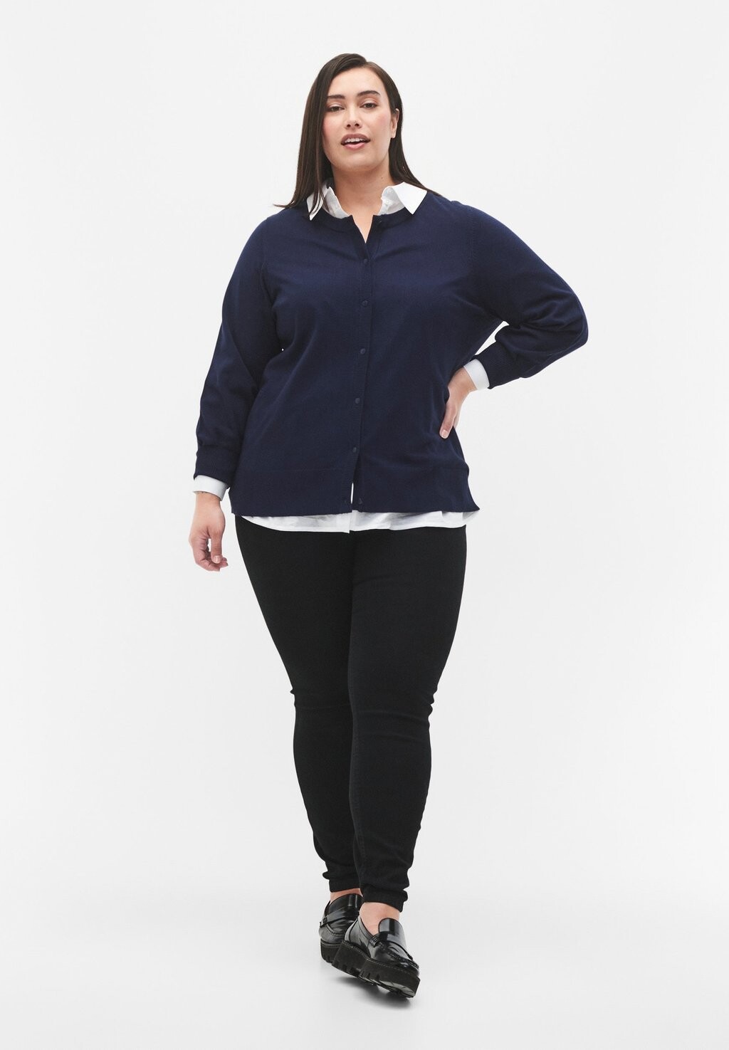 

Кардиган Zizzi MIT KNÖPFEN, цвет navy blazer